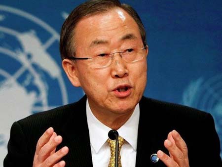 Tổng thư ký Liên hợp quốc Ban Ki-moon.